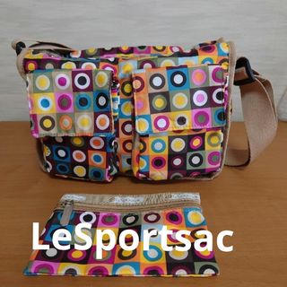 レスポートサック(LeSportsac)のLeSportsac レスポートサック ショルダーバッグ ドット マルチカラー(ショルダーバッグ)