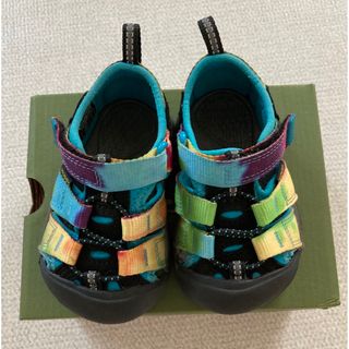 キーン(KEEN)のKEEN キーンベビー　キーンキッズ　水陸両用ニューポートエイチ2 タイダイ柄(サンダル)