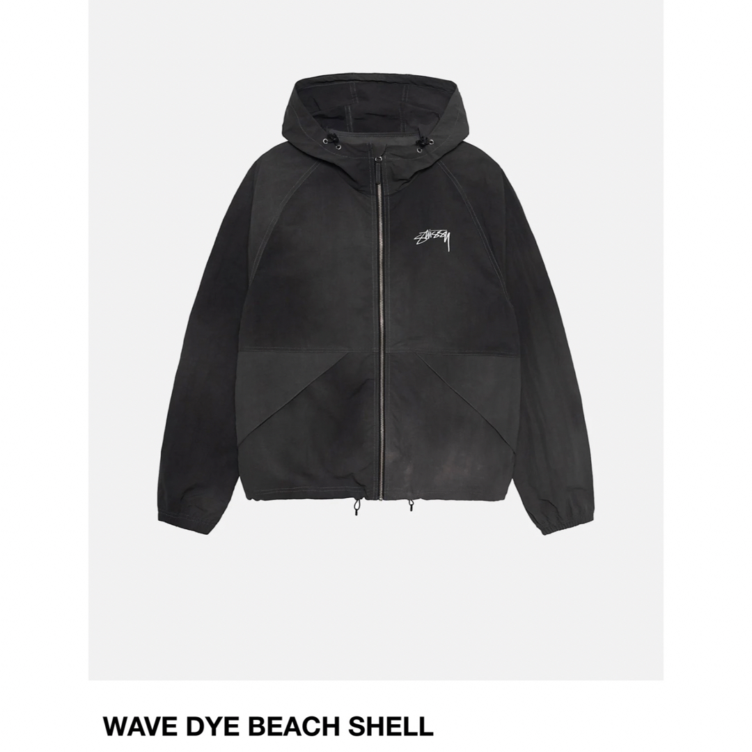 2月末まで）stussy wave dye beach shell L-