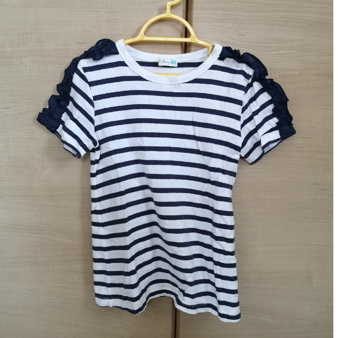 KP(ニットプランナー)のKP Tシャツ　ボーダー サイズ130 キッズ/ベビー/マタニティのキッズ服女の子用(90cm~)(Tシャツ/カットソー)の商品写真