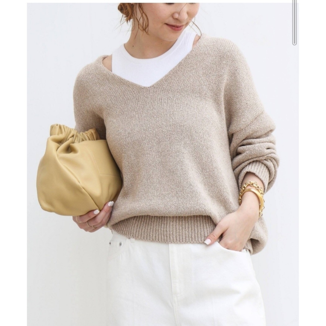 Deuxieme Classe*Lily Linen Vネック プルオーバー | フリマアプリ ラクマ