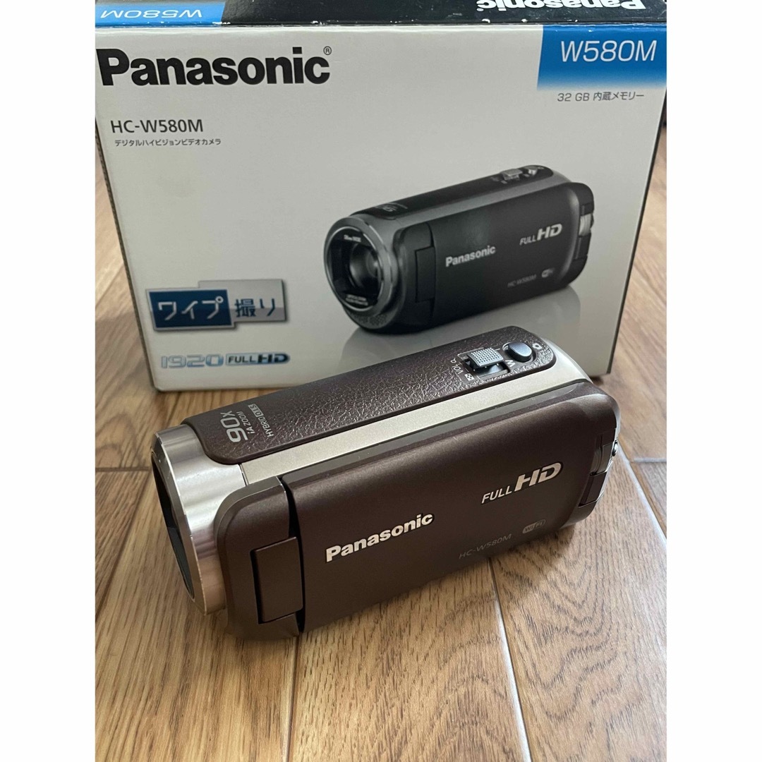Panasonic デジタルハイビジョン ビデオカメラ HC-W580M-T5000倍光学ズーム倍率