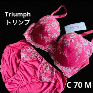 トリンプ(Triumph)のTriumph トリンプ　ブラジャー　ショーツ　セット　C 70 M(ブラ&ショーツセット)