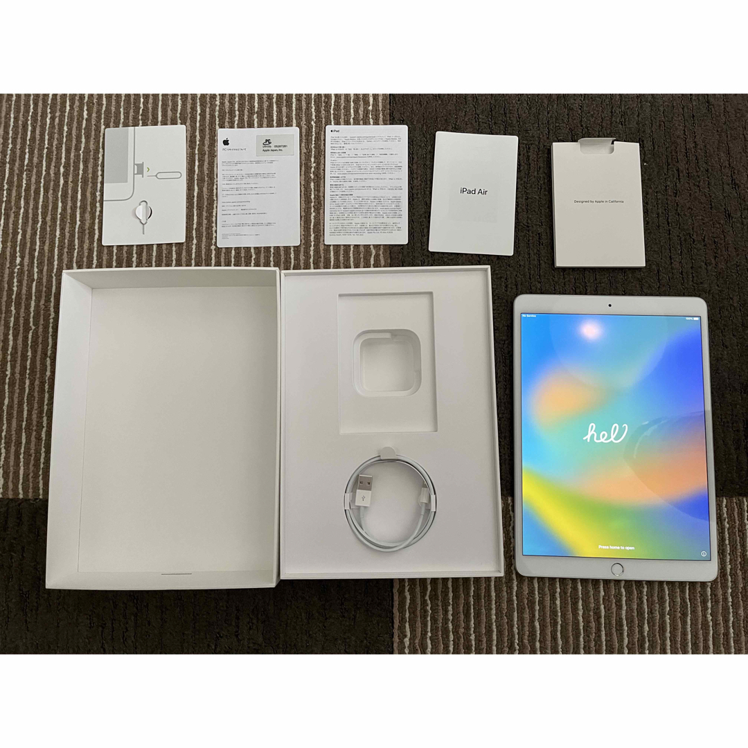 iPad Air第3世代Wi-Fi Cellularモデル 256GB シルバー 小売店が選ぶ卸