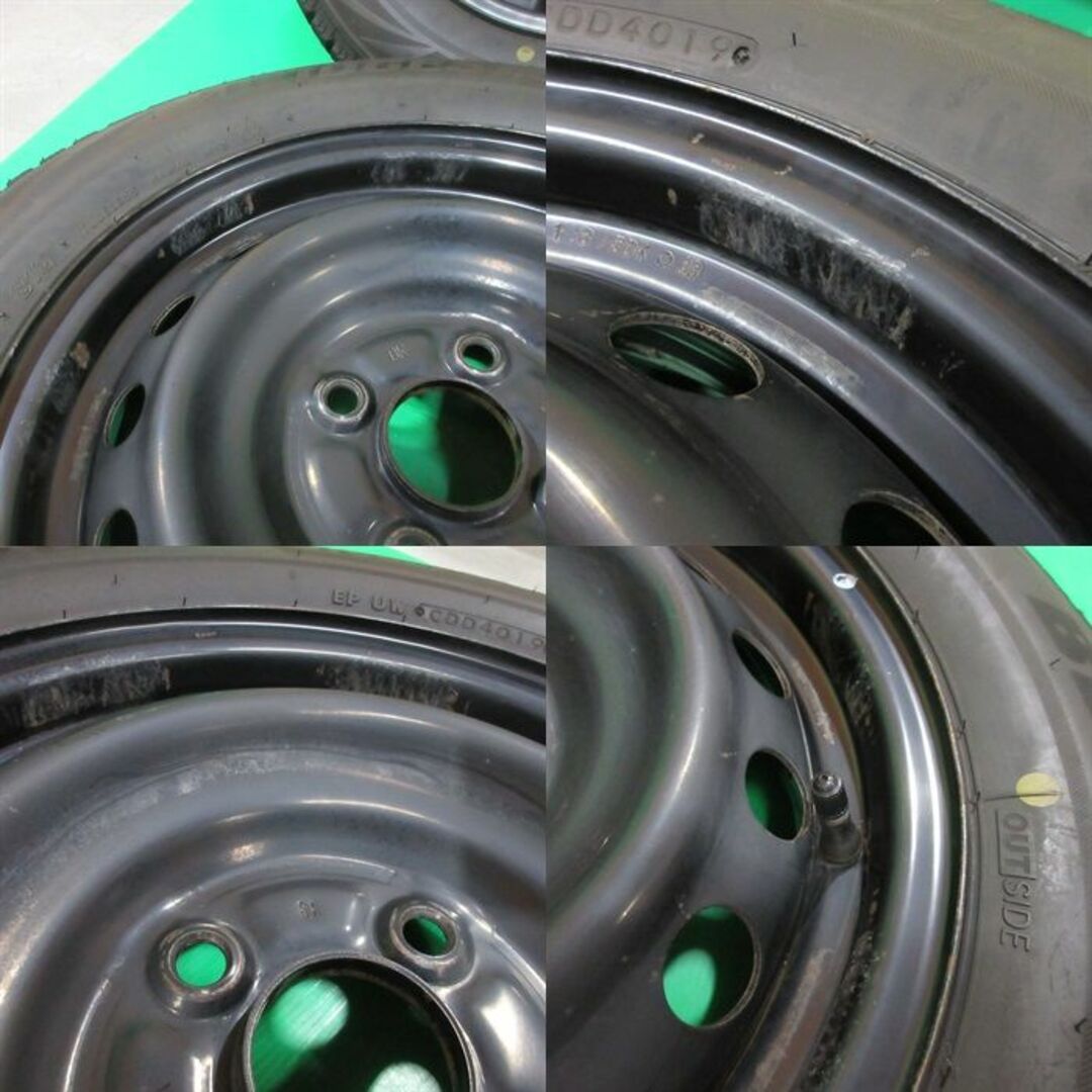 ヴィッツ純正 165/70R14 バリ山スタッドレス パッソ ポルテ アクア