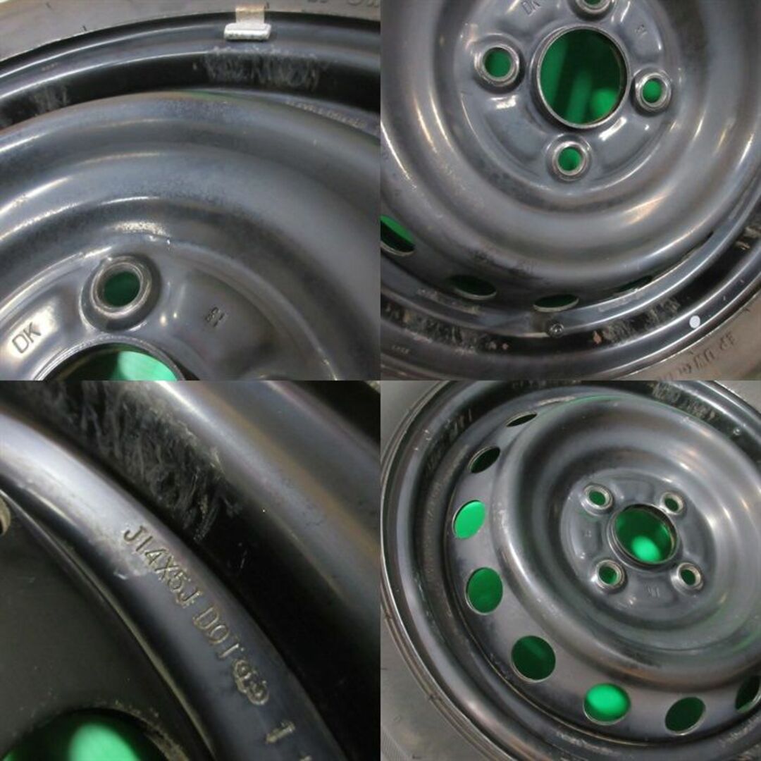 ヴィッツ純正 165/70R14 バリ山スタッドレス パッソ ポルテ アクア