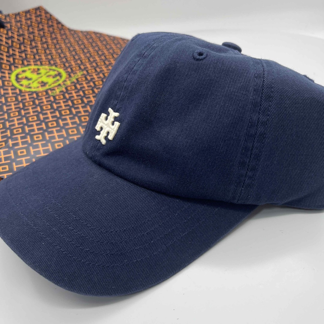 トリーバーチ　ロゴキャップ　ネイビー　ToryBurch tory navy