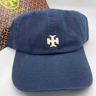 トリーバーチ　ロゴキャップ　ネイビー　ToryBurch tory navy