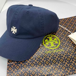 トリーバーチ　ロゴキャップ　ネイビー　ToryBurch tory navy