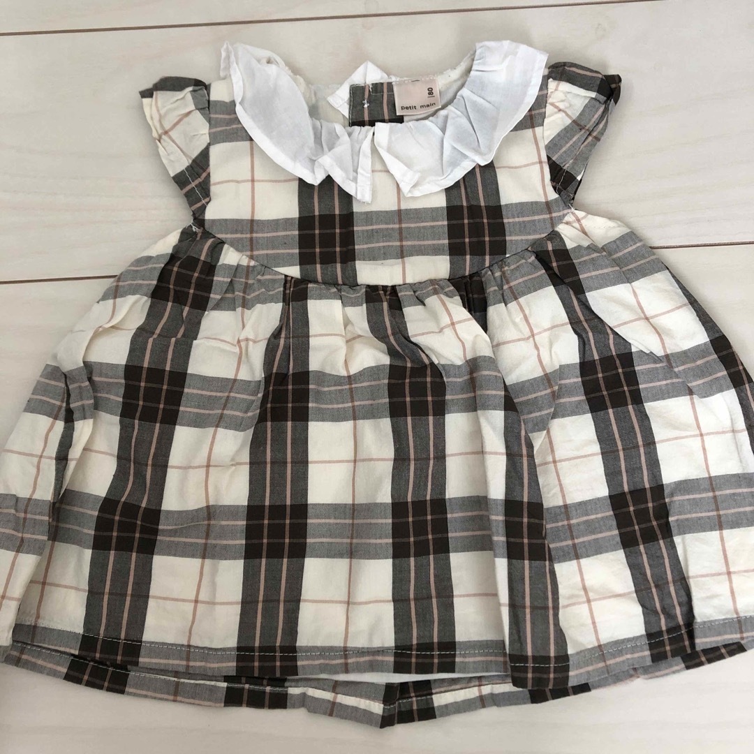 petit main(プティマイン)のプティマイン　トップス　パンツ　セット キッズ/ベビー/マタニティのベビー服(~85cm)(シャツ/カットソー)の商品写真