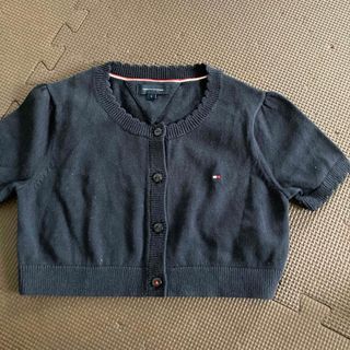 トミーヒルフィガー(TOMMY HILFIGER)のカーディガン　半袖　Sサイズ　TOMMY HILFIGER (カーディガン)