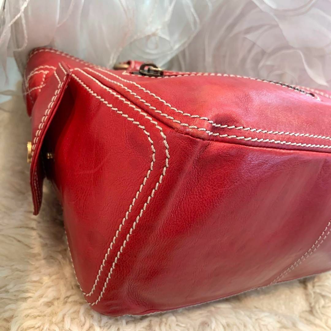 ☆美品☆CELINE セリーヌ ブギーバッグ オールレザー レッド系 | blog