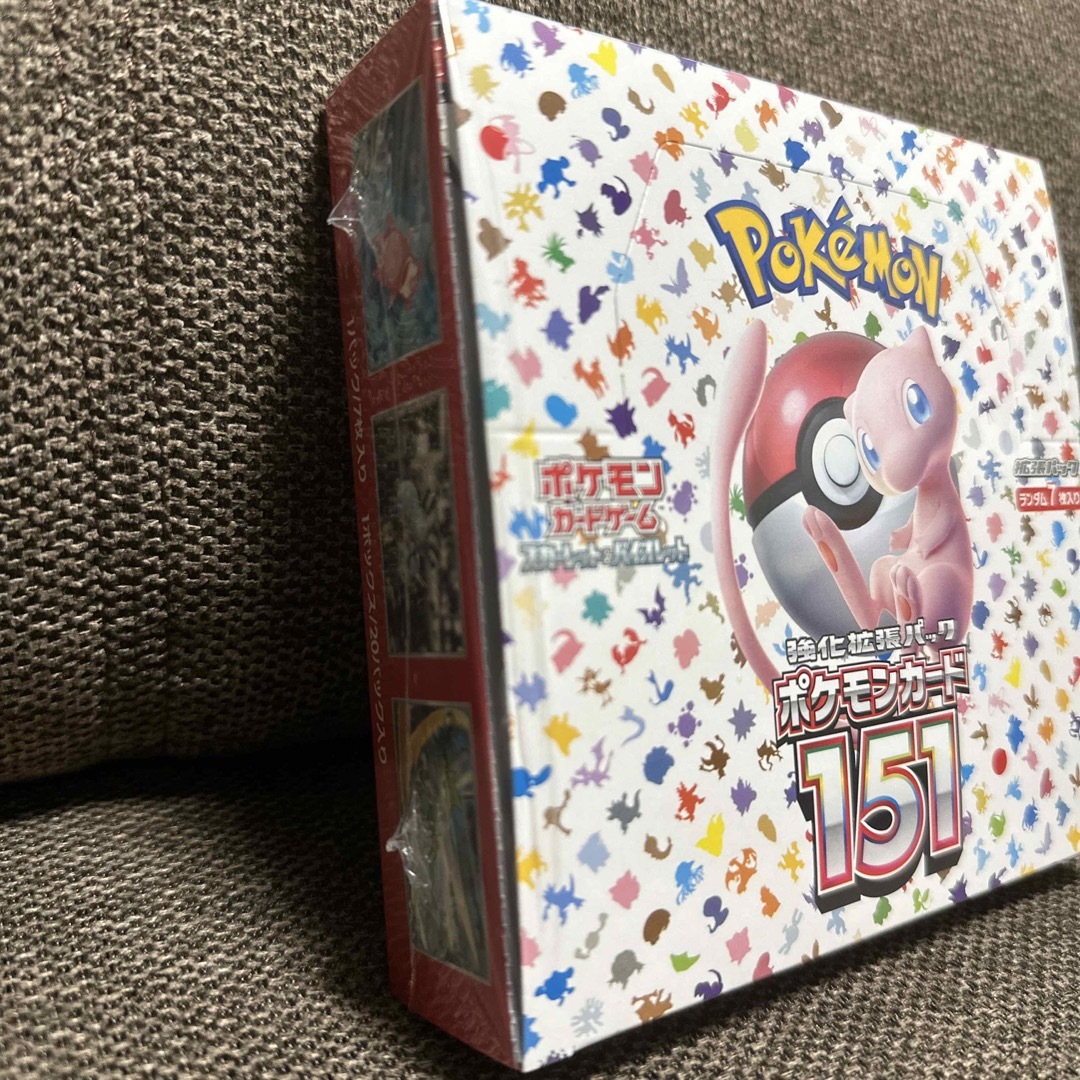 ポケモン(ポケモン)のポケモンカード151 BOX シュリンク付き エンタメ/ホビーのトレーディングカード(Box/デッキ/パック)の商品写真