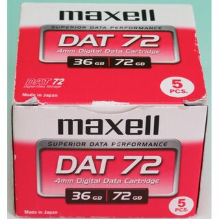 マクセル(maxell)の日立マクセル maxell DAT72 データカートリッジ 36GB/72GB(その他)