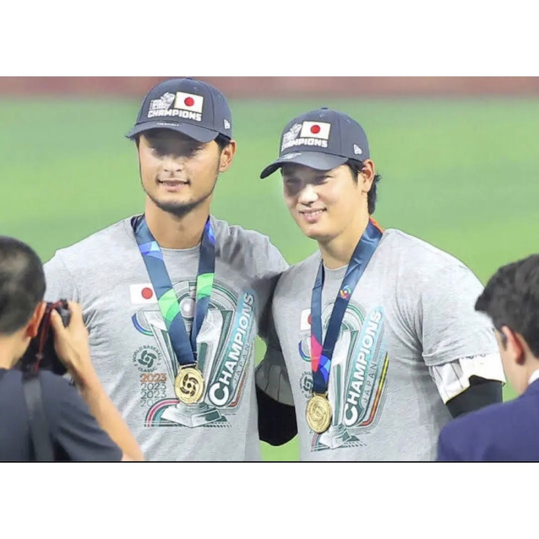 NEW ERA - WBC優勝記念 Tシャツ(Mサイズ) キャップ(M/Lサイズ) セット
