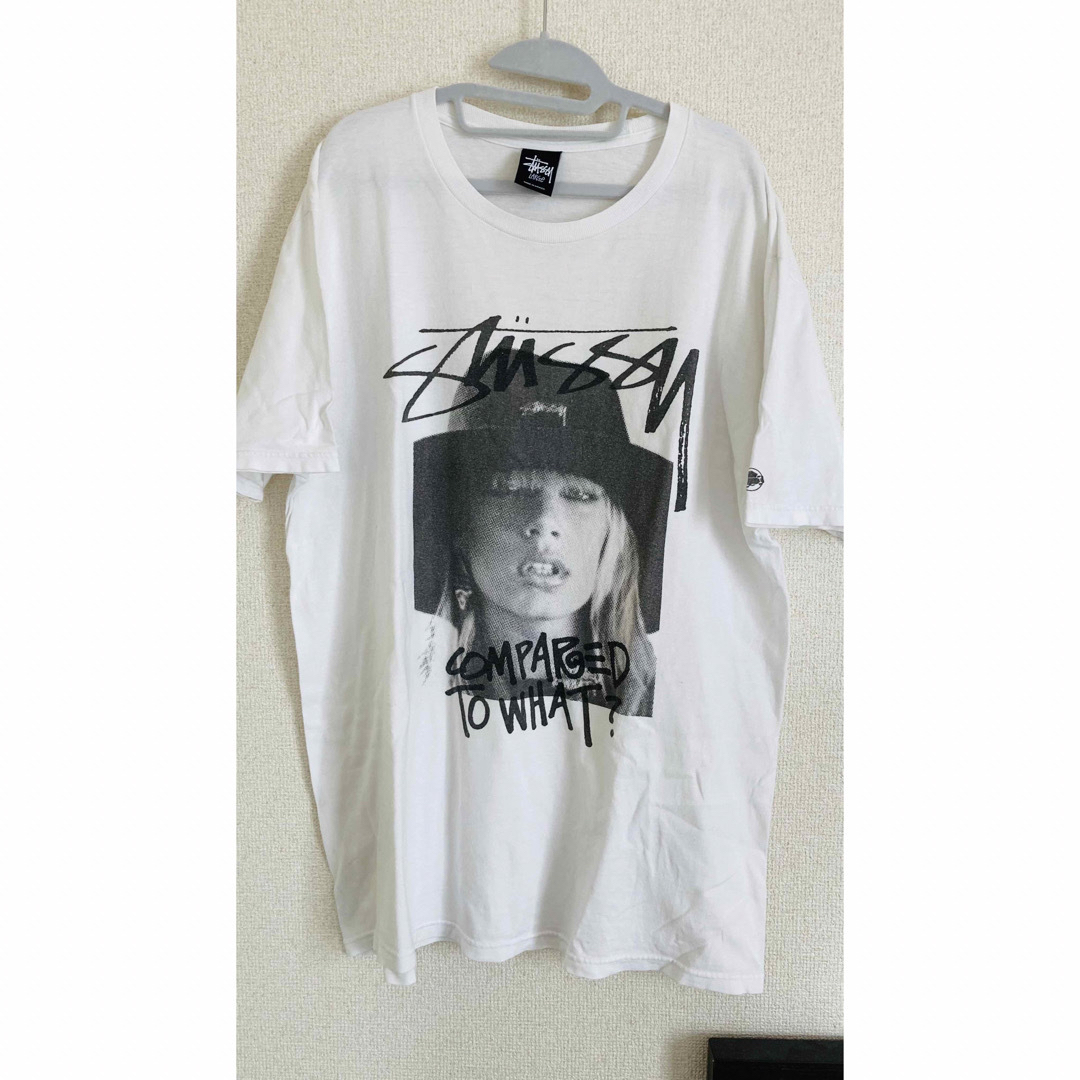 STUSSY (ステューシー)stussy t-shirt L 白　Tシャツ