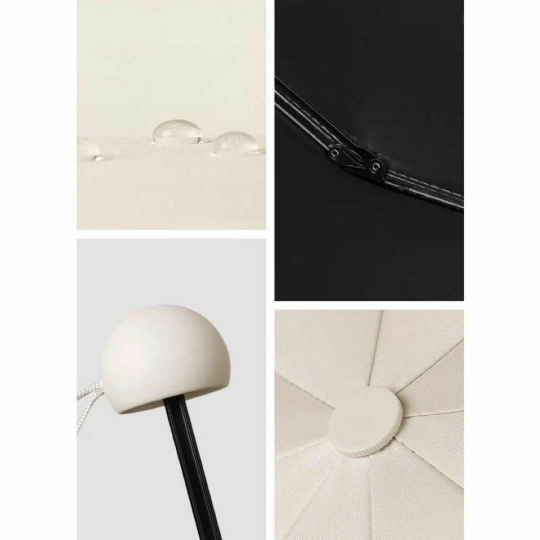パープルグリーン2点　折りたたみ傘 日傘 UVカット99％ 100遮光 パープル レディースのファッション小物(傘)の商品写真