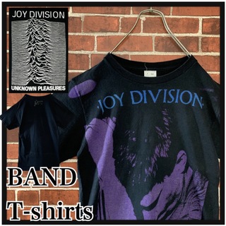 ミュージックティー(MUSIC TEE)の【激レア】JOY DIVISION ビッグプリント バンドTシャツ 黒　古着(Tシャツ/カットソー(半袖/袖なし))