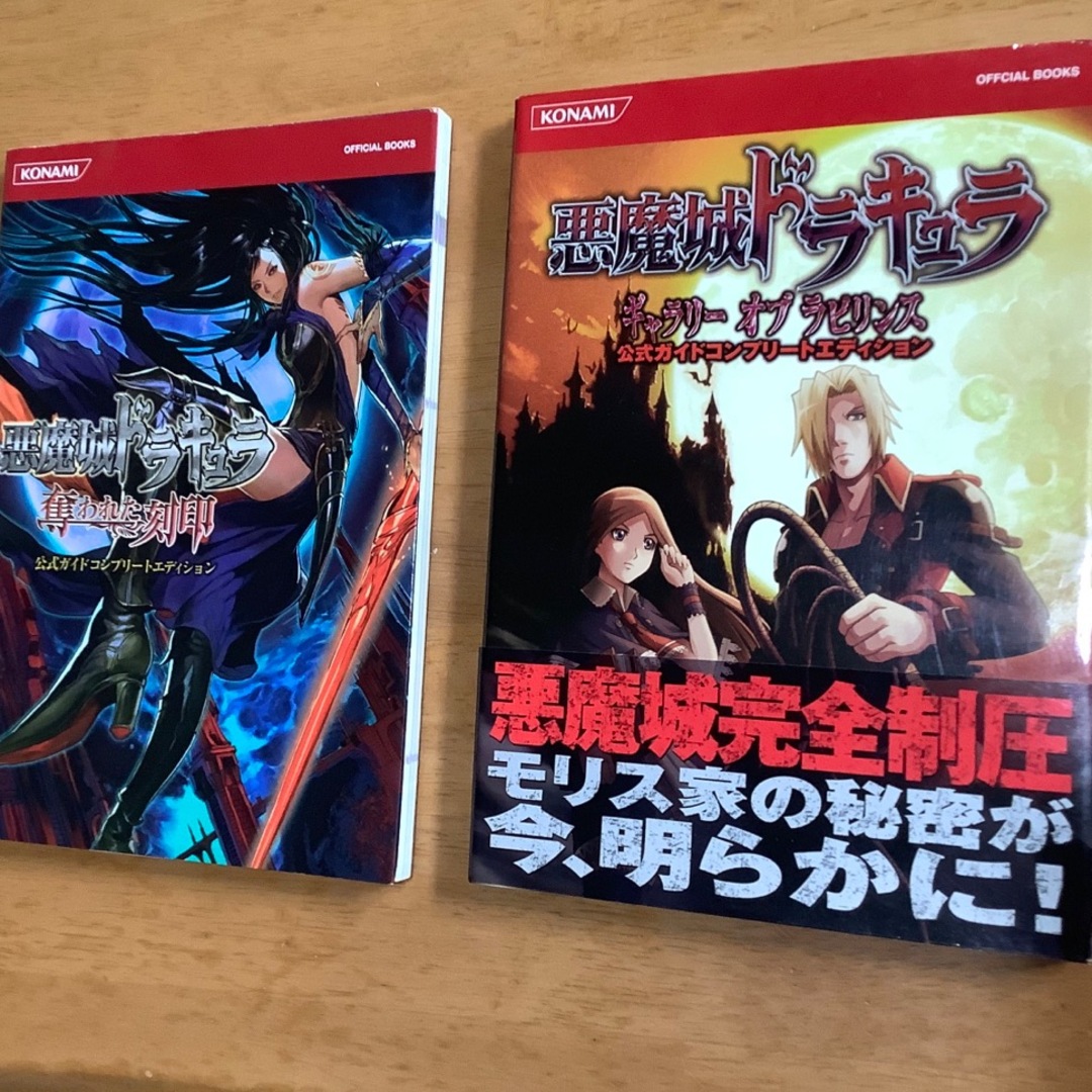 アート/エンタメ悪魔城ドラキュラ　DS 公式コンプリートブック　2冊セット