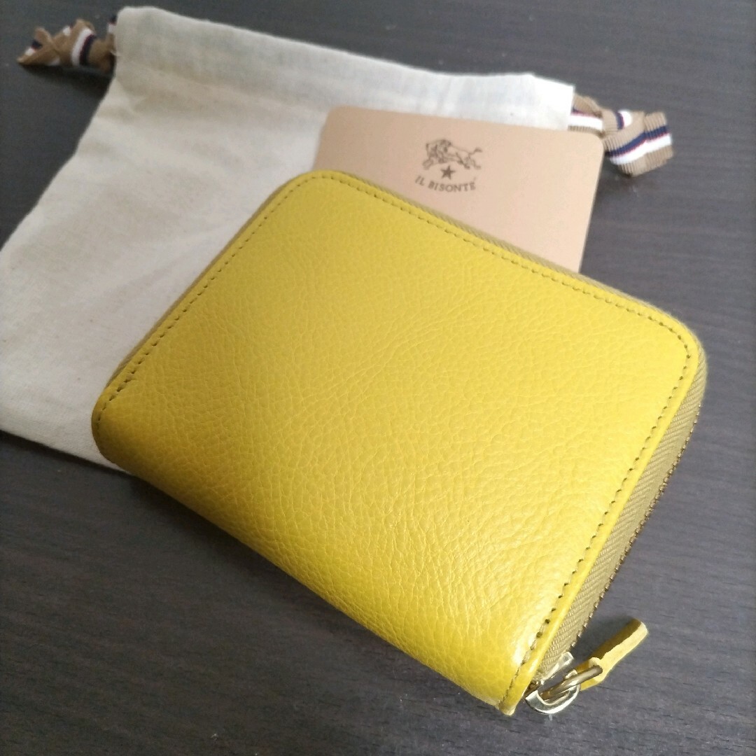 IL BISONTE - 新品 イルビゾンテ 本革 レザー ラウンド IL BISONTE - 新品 イルビゾンテ 本革 レザー ラウンド