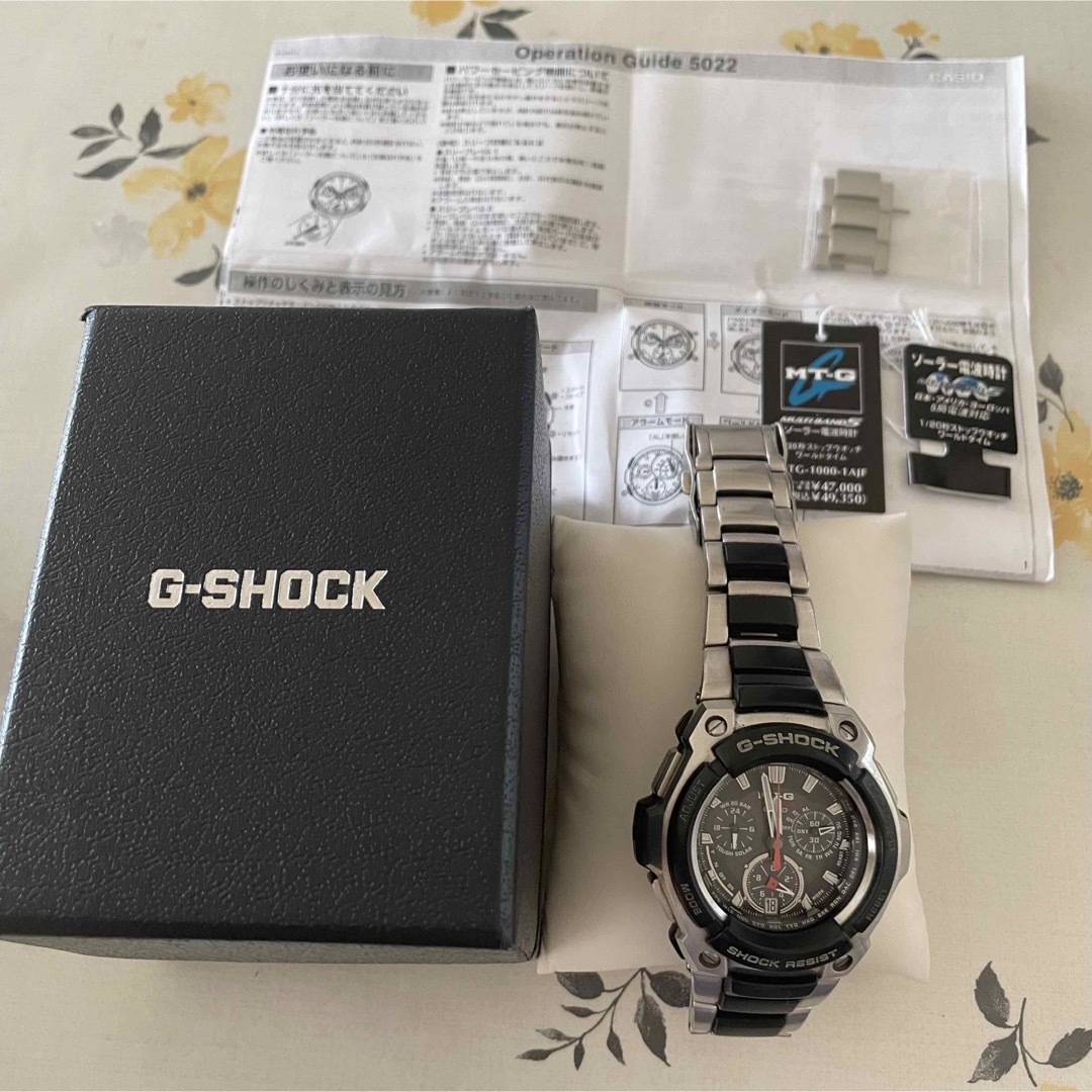 箱付き CASIO カシオ G-SHOCK MTG-1000 電波ソーラー時計