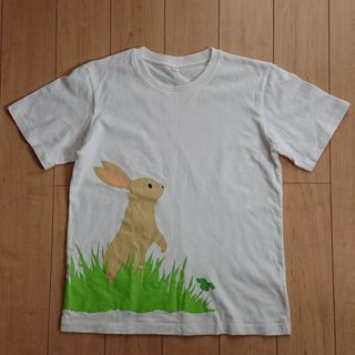 ムジルシリョウヒン(MUJI (無印良品))の無印良品 Tシャツ 140 うさぎ柄(Tシャツ/カットソー)