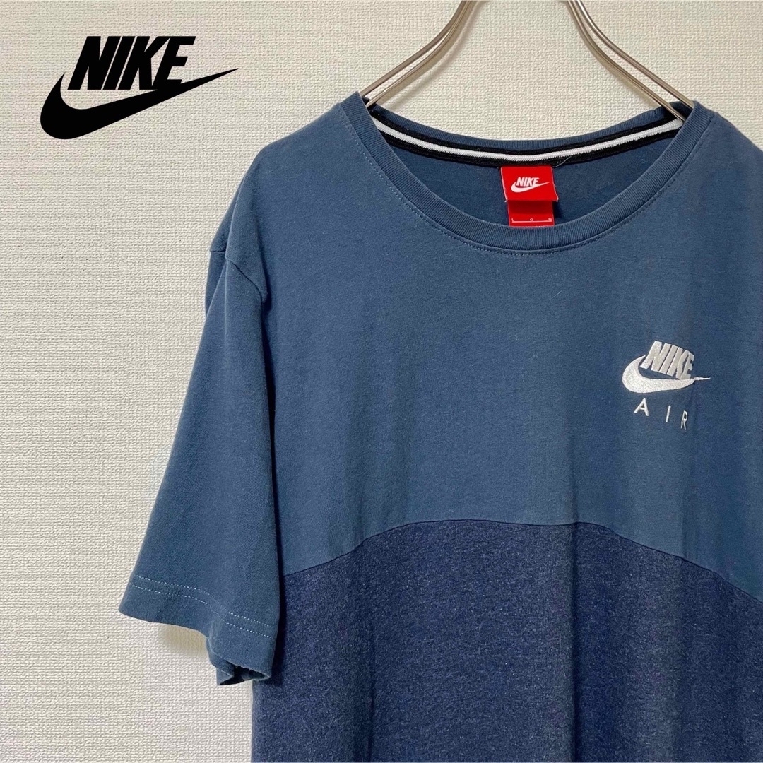 NIKE(ナイキ)の90sなマルチカラー！ビンテージのナイキTシャツ 古着らしい風合いが素晴らしい！ メンズのトップス(Tシャツ/カットソー(半袖/袖なし))の商品写真