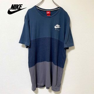 ナイキ(NIKE)の90sなマルチカラー！ビンテージのナイキTシャツ 古着らしい風合いが素晴らしい！(Tシャツ/カットソー(半袖/袖なし))