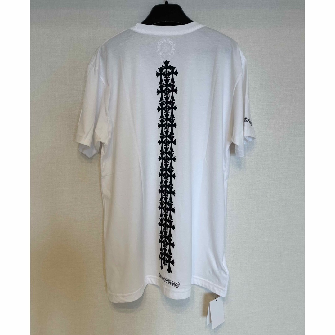 新品☆CHROME HEARTS☆【L/WHITE】セメタリー クロス Tシャツ