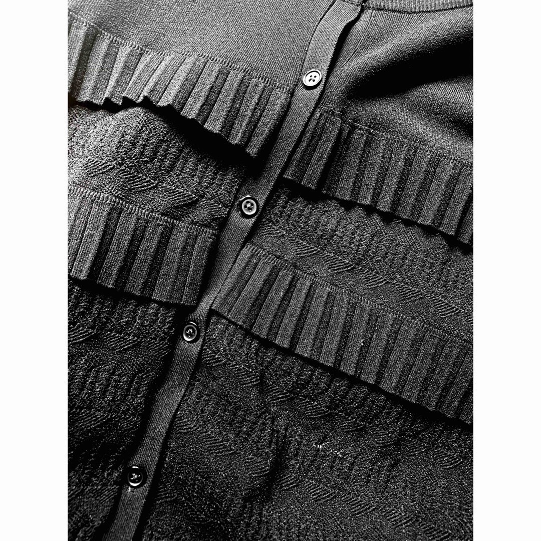CARVEN - CARVEN カーディガン ニットレース ブラックの通販 by Tuolla