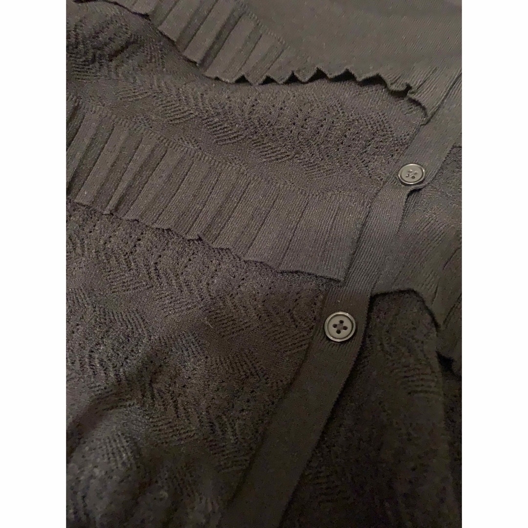 CARVEN - CARVEN カーディガン ニットレース ブラックの通販 by Tuolla