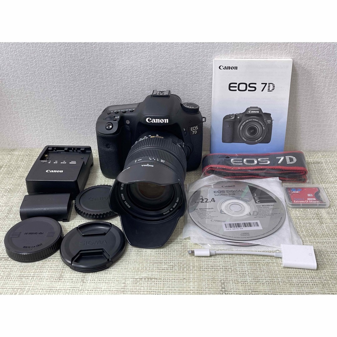 シルバー金具 Canon キャノンEOS 7D iPhone.iPad 転送 OK | maximise.mu