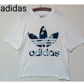 アディダス(adidas)のadidasoriginalsアディダスTシャツ半袖トレフォイルホワイトサイズM(Tシャツ/カットソー(半袖/袖なし))