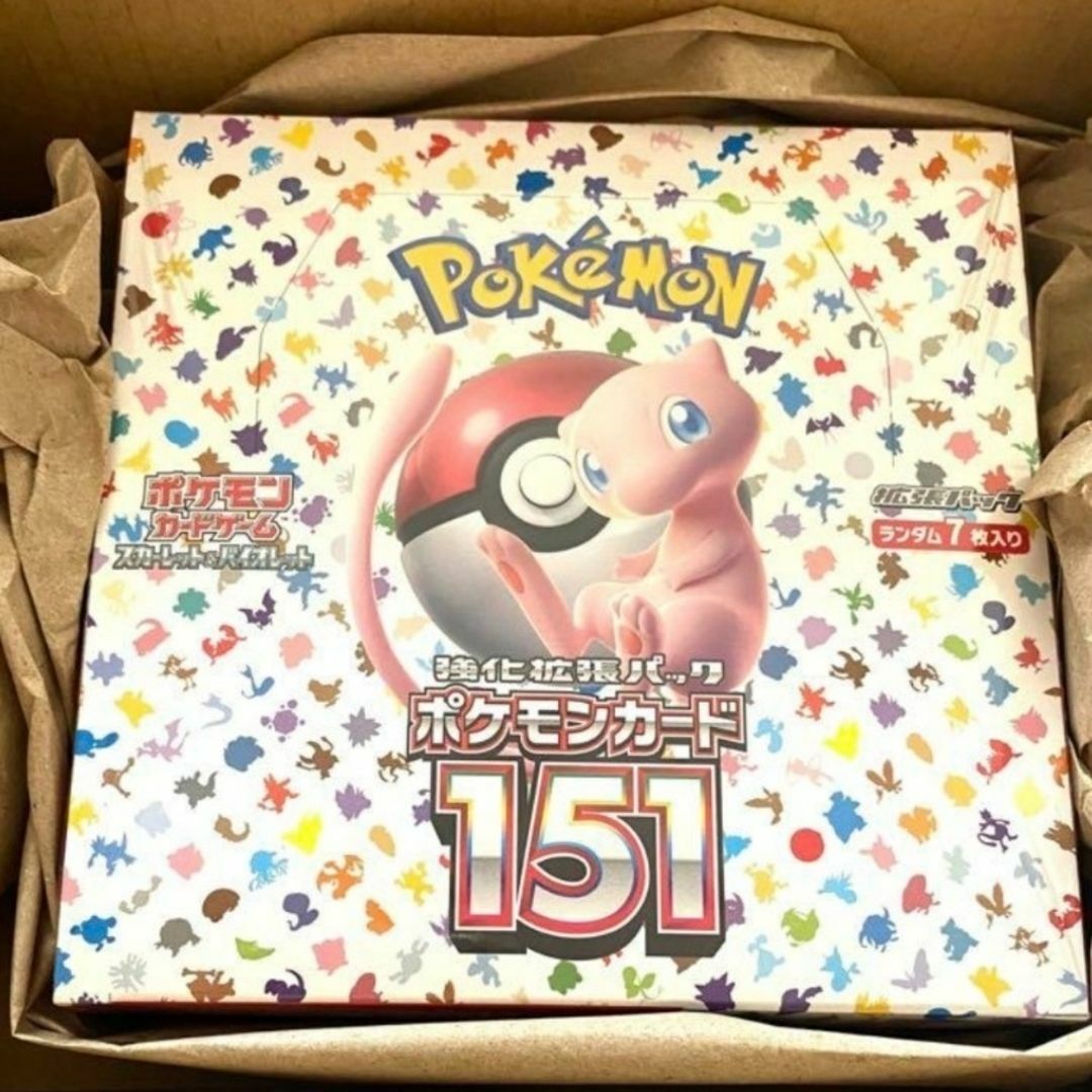 新品未開封 ポケモンカード 151 シュリンク付き BOX エンタメ/ホビーのトレーディングカード(Box/デッキ/パック)の商品写真