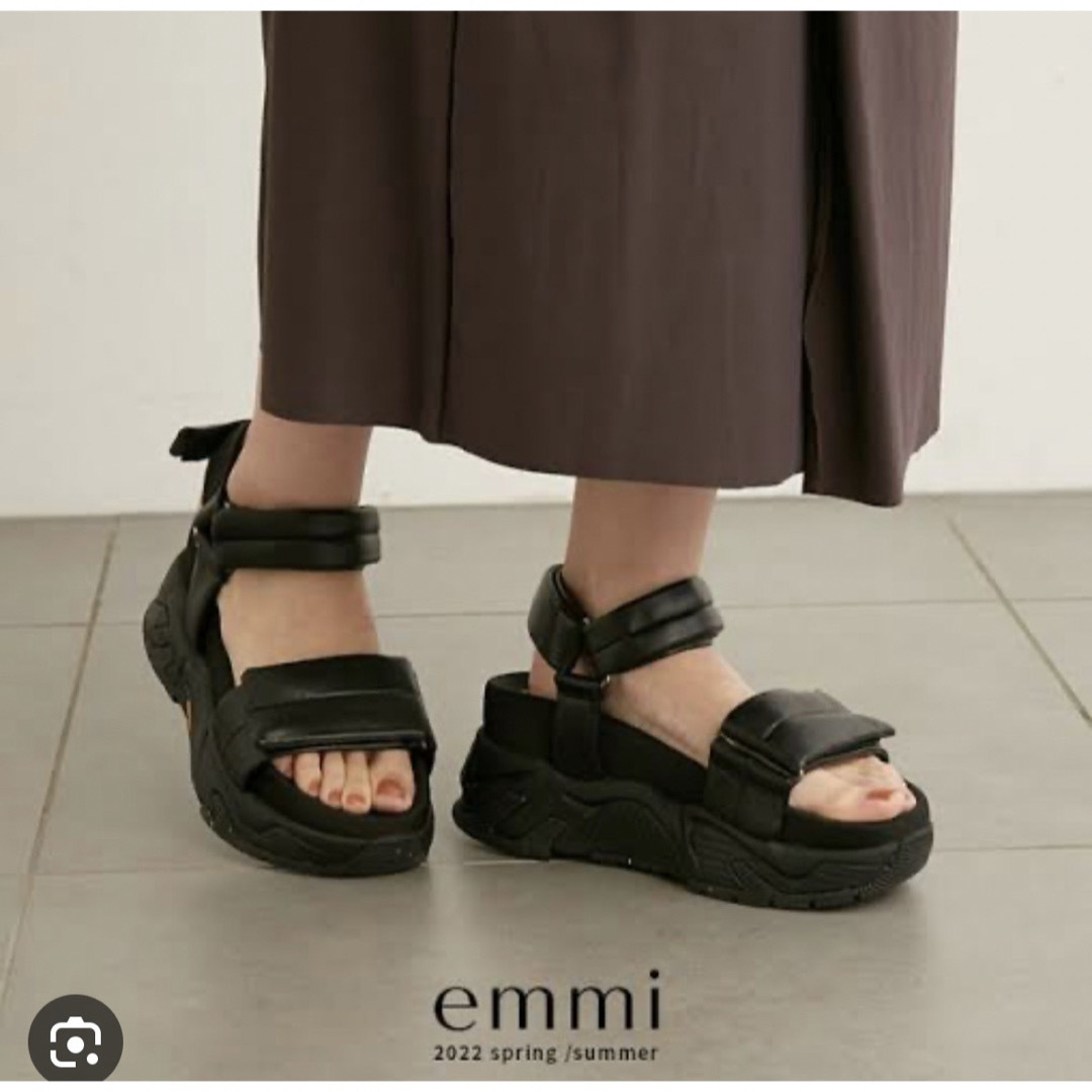 emmi(エミ)のaco様専用emmi 24.0cm 新品未使用⭐︎Vibram 厚底サンダル レディースの靴/シューズ(サンダル)の商品写真