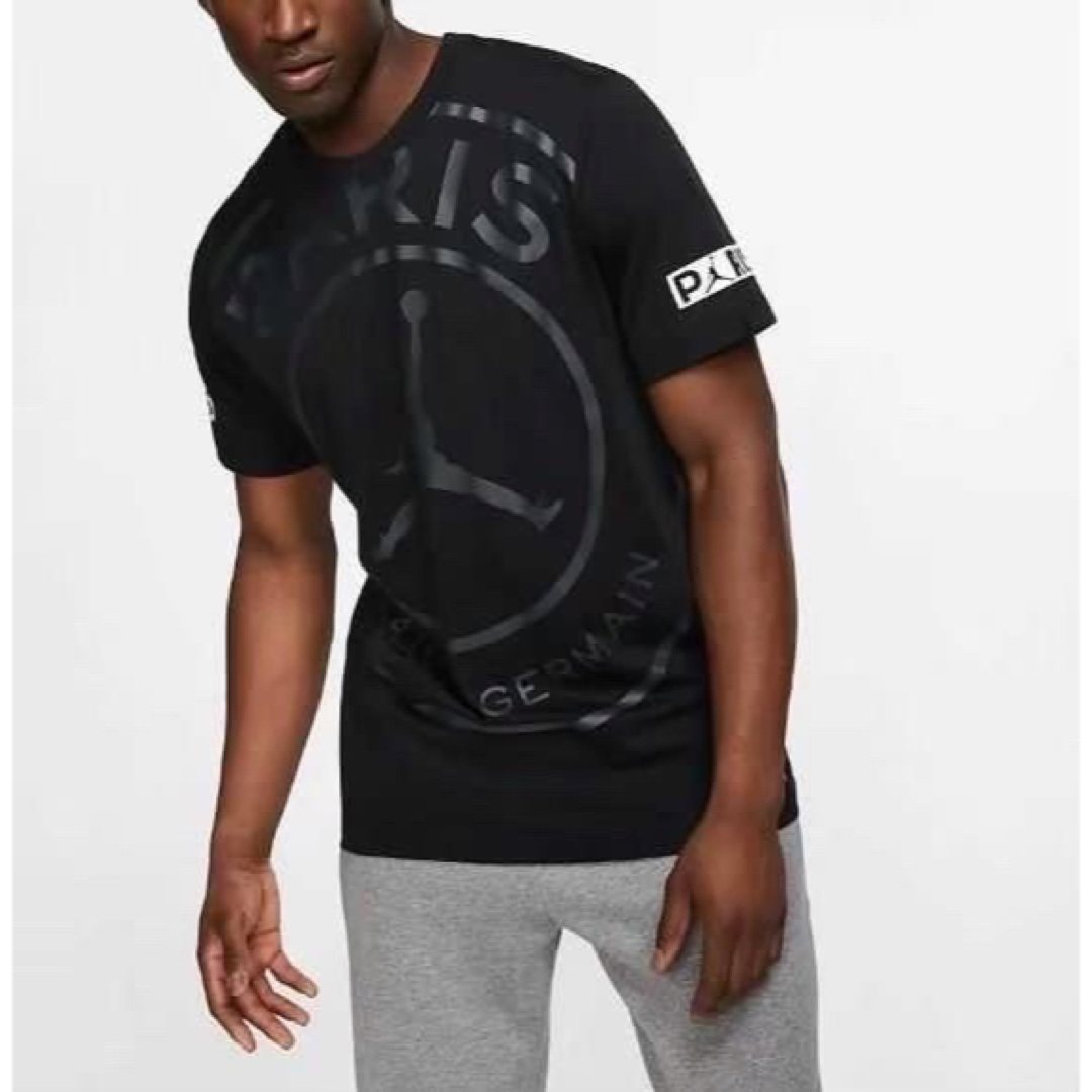 NIKE Jordan × PSG コラボ Tシャツ サイズM 黒 ブラック