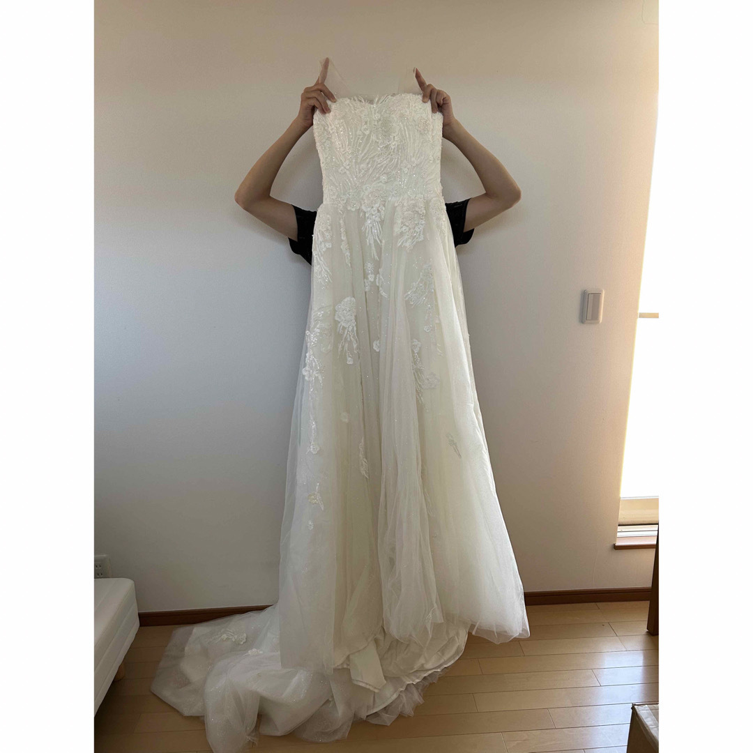 ウェディングドレス　プリンセスライン　結婚式　花嫁 レディースのフォーマル/ドレス(ウェディングドレス)の商品写真