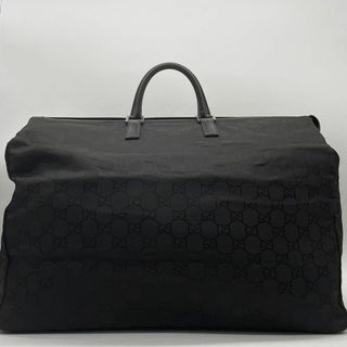 Gucci - 【激レア 極美品】グッチ GG柄 ボストンバッグ 黒 ナイロン