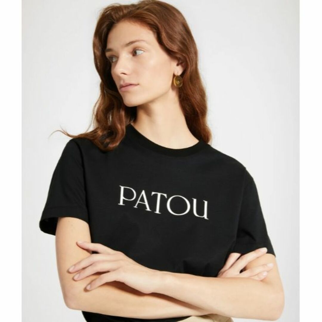 【新品サイズXS】PATOU（パトゥ)ロゴ入りTシャツ（黒）送料込み 1