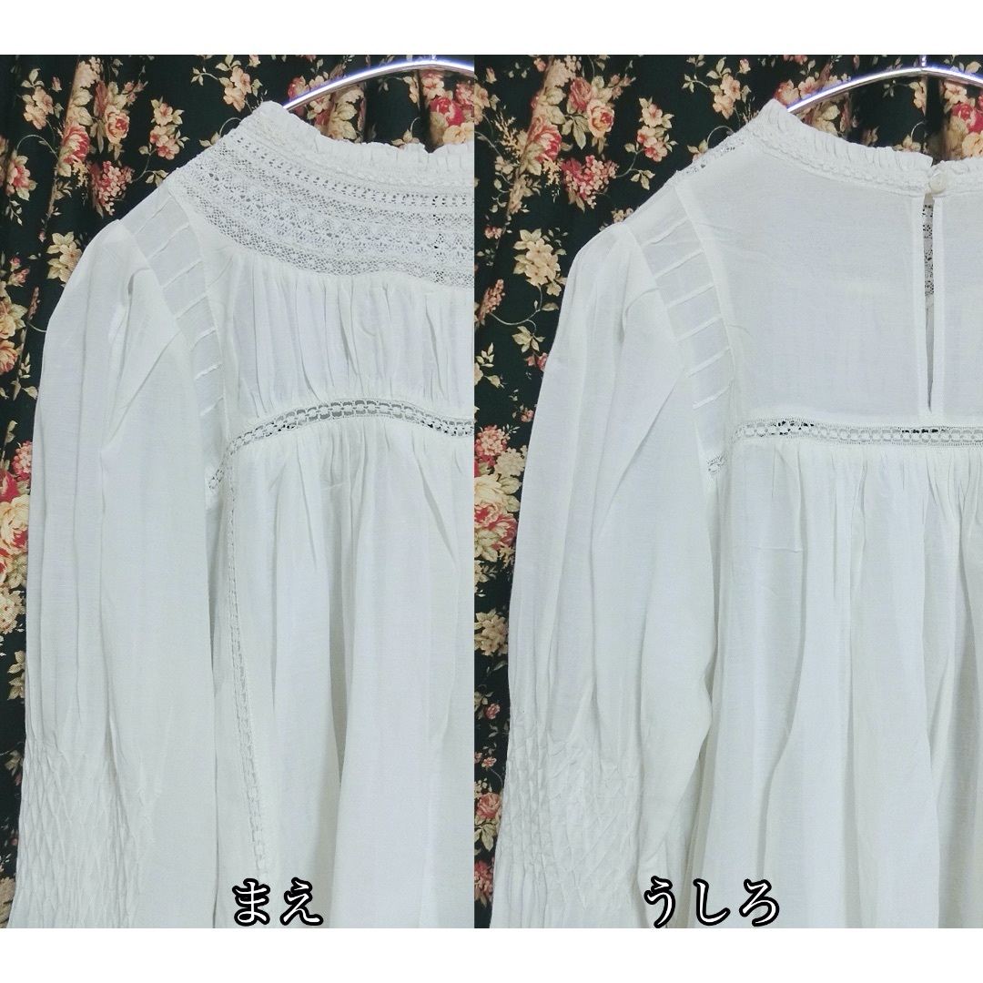 未使用タグ付き MARNO Charlotte blouse White | gkcsu.org