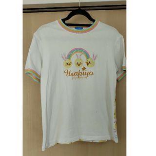 ディズニーリゾート　イースターエッグ　うさピヨ総柄　Tシャツ　サイズＳ(Tシャツ/カットソー(半袖/袖なし))