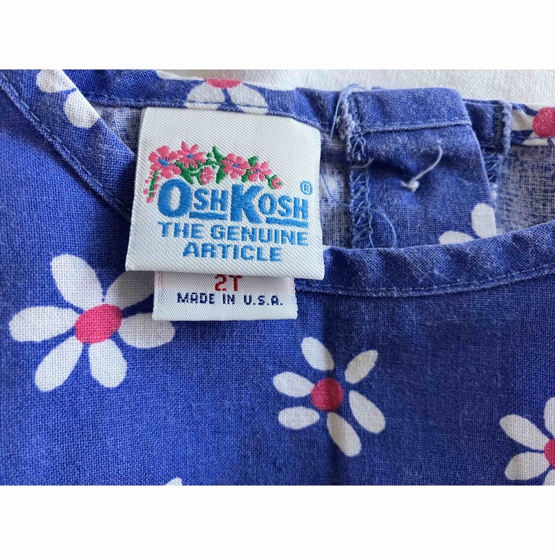 OshKosh(オシュコシュ)のoshkosh  ブルー花柄セットアップ　2T キッズ/ベビー/マタニティのキッズ服女の子用(90cm~)(その他)の商品写真