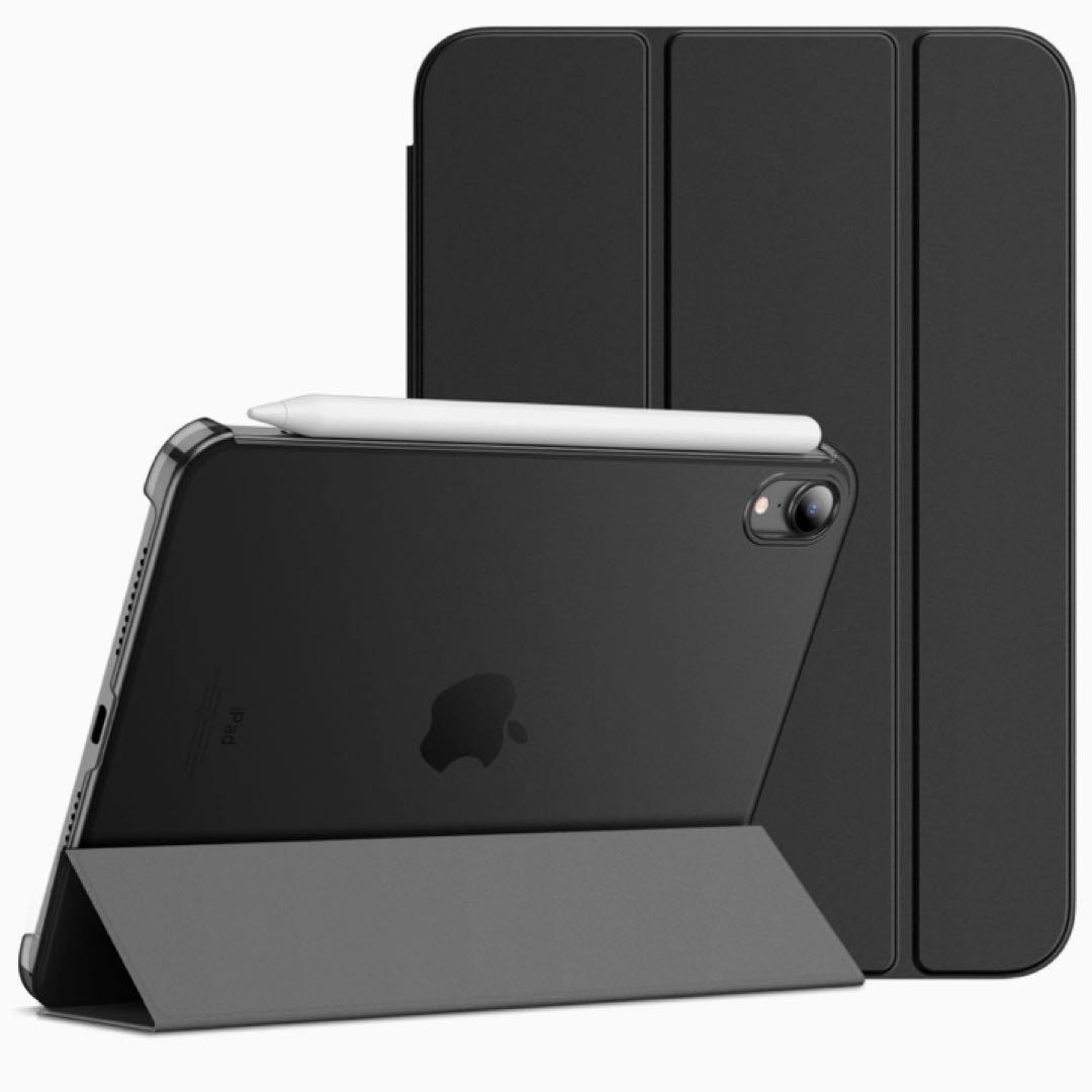 ★未使用品★ iPad mini 6 タブレット ケース ブラック 黒 8.3 スマホ/家電/カメラのスマホアクセサリー(iPadケース)の商品写真