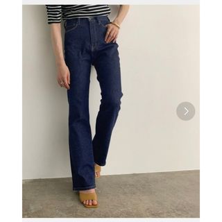 アダムエロぺ(Adam et Rope')のCIMARRON JEANS 別注フレアジーンズ ネイビー 36(デニム/ジーンズ)