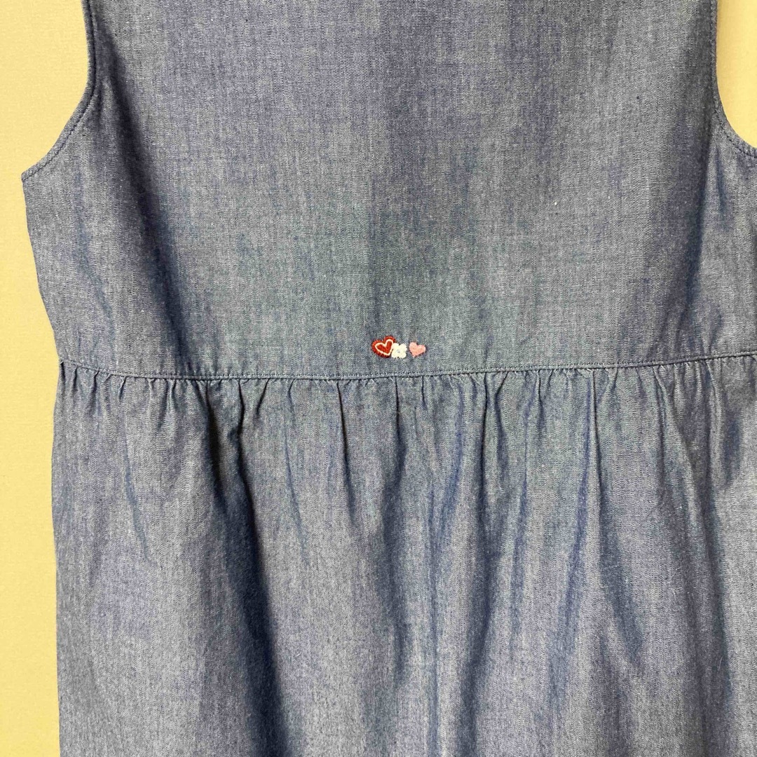 familiar(ファミリア)のピスタチオ様専用　ファミリア　ジャンパースカート　120 キッズ/ベビー/マタニティのキッズ服女の子用(90cm~)(ワンピース)の商品写真