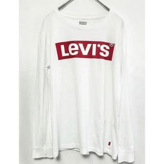 リーバイス(Levi's)のリーバイス　Levi’s  ロングTシャツ　ホワイト　レディース(Tシャツ(長袖/七分))