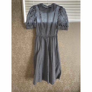 サンタモニカ(Santa Monica)のvintage stripe onepiece(ひざ丈ワンピース)