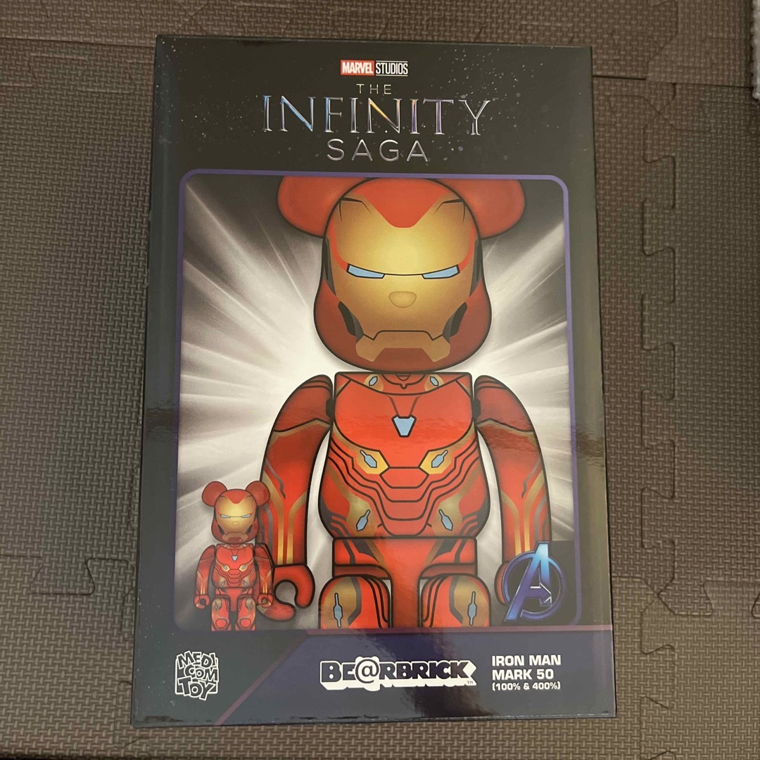 安く売り切れ BE@RBRICK IRON MAN MARK 50 100％ u0026 400