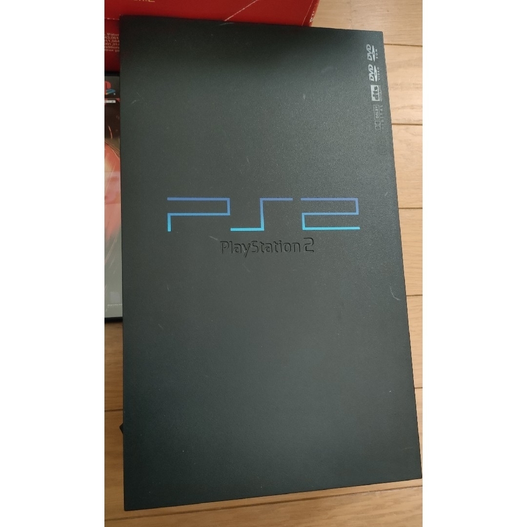 PlayStation2(プレイステーション2)のプレイステーション2　一式ゲームソフト付き エンタメ/ホビーのゲームソフト/ゲーム機本体(家庭用ゲームソフト)の商品写真