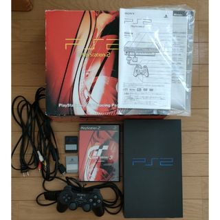 プレイステーション2(PlayStation2)のプレイステーション2　一式ゲームソフト付き(家庭用ゲームソフト)